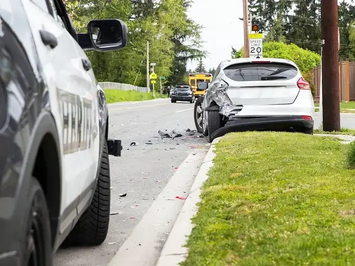 Injury lawyer consulting with left turn crash victim after collision near Downtown Queen Creek Arizona